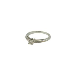 Bague Solitaire MAUBOUSSIN en or blanc - Castafiore