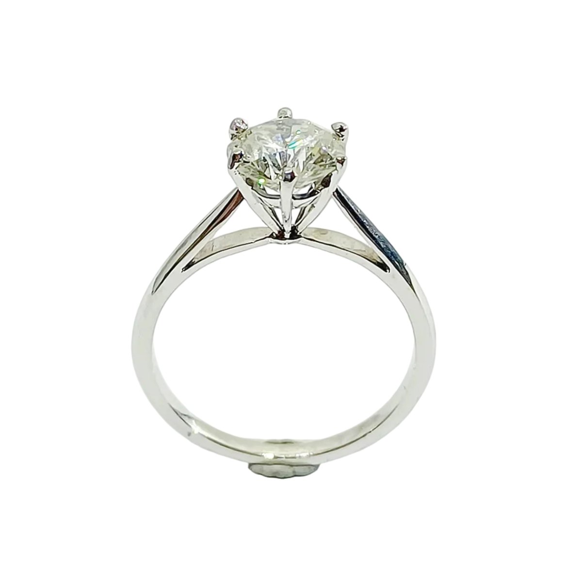 Bague Solitaire MAUBOUSSIN en platine et diamant - Castafiore