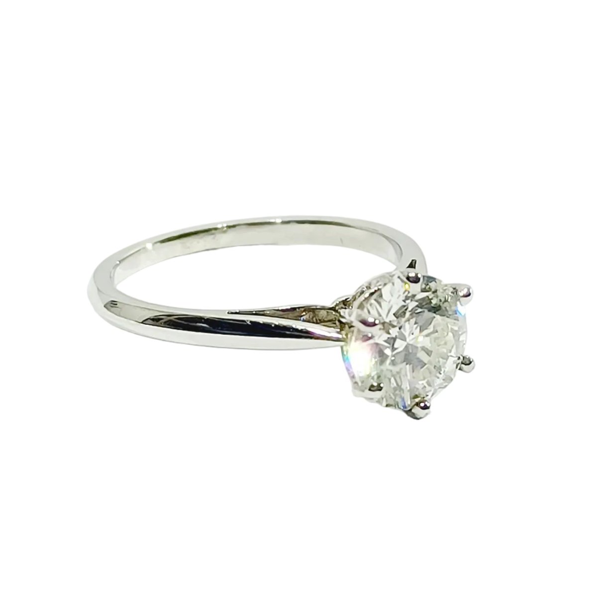 Bague Solitaire MAUBOUSSIN en platine et diamant - Castafiore
