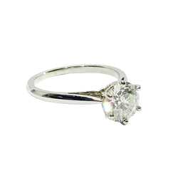 Bague Solitaire MAUBOUSSIN en platine et diamant - Castafiore