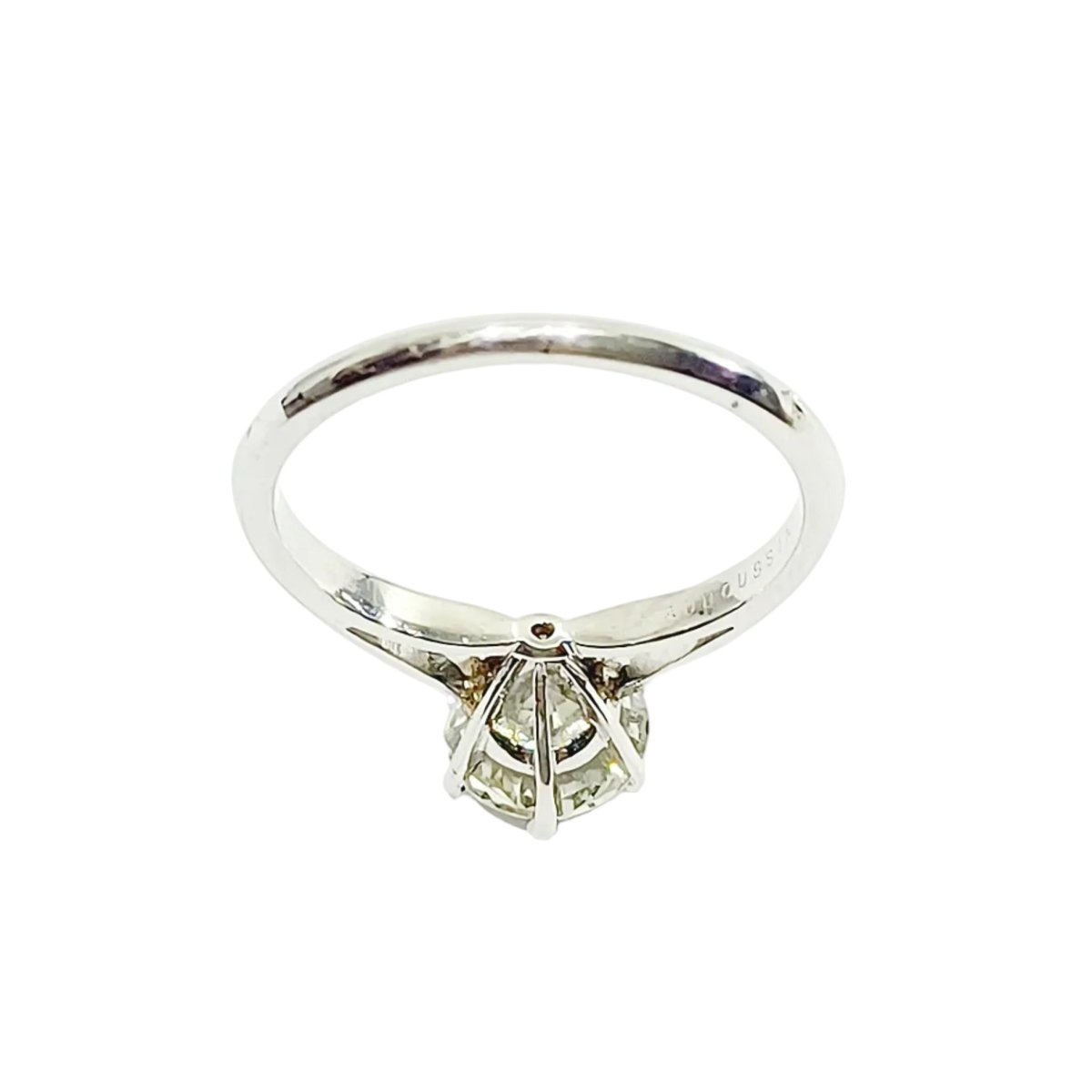 Bague Solitaire MAUBOUSSIN en platine et diamant - Castafiore