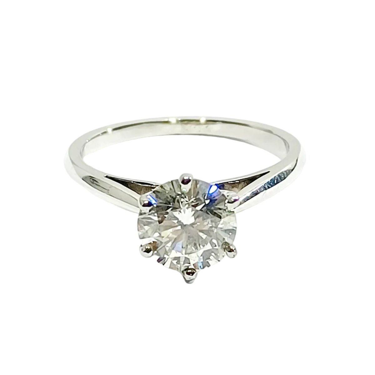 Bague Solitaire MAUBOUSSIN en platine et diamant - Castafiore
