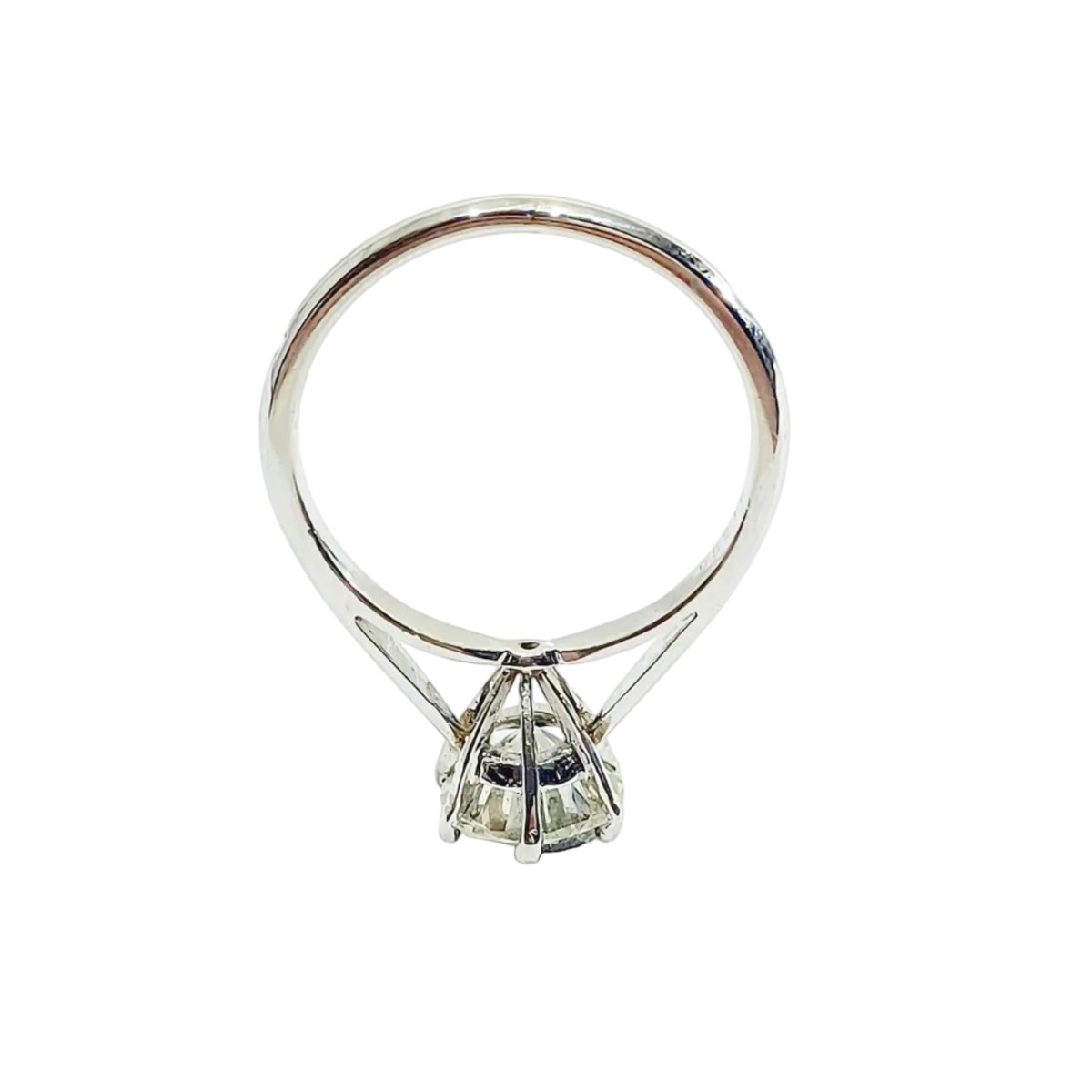 Bague Solitaire MAUBOUSSIN en platine et diamant - Castafiore