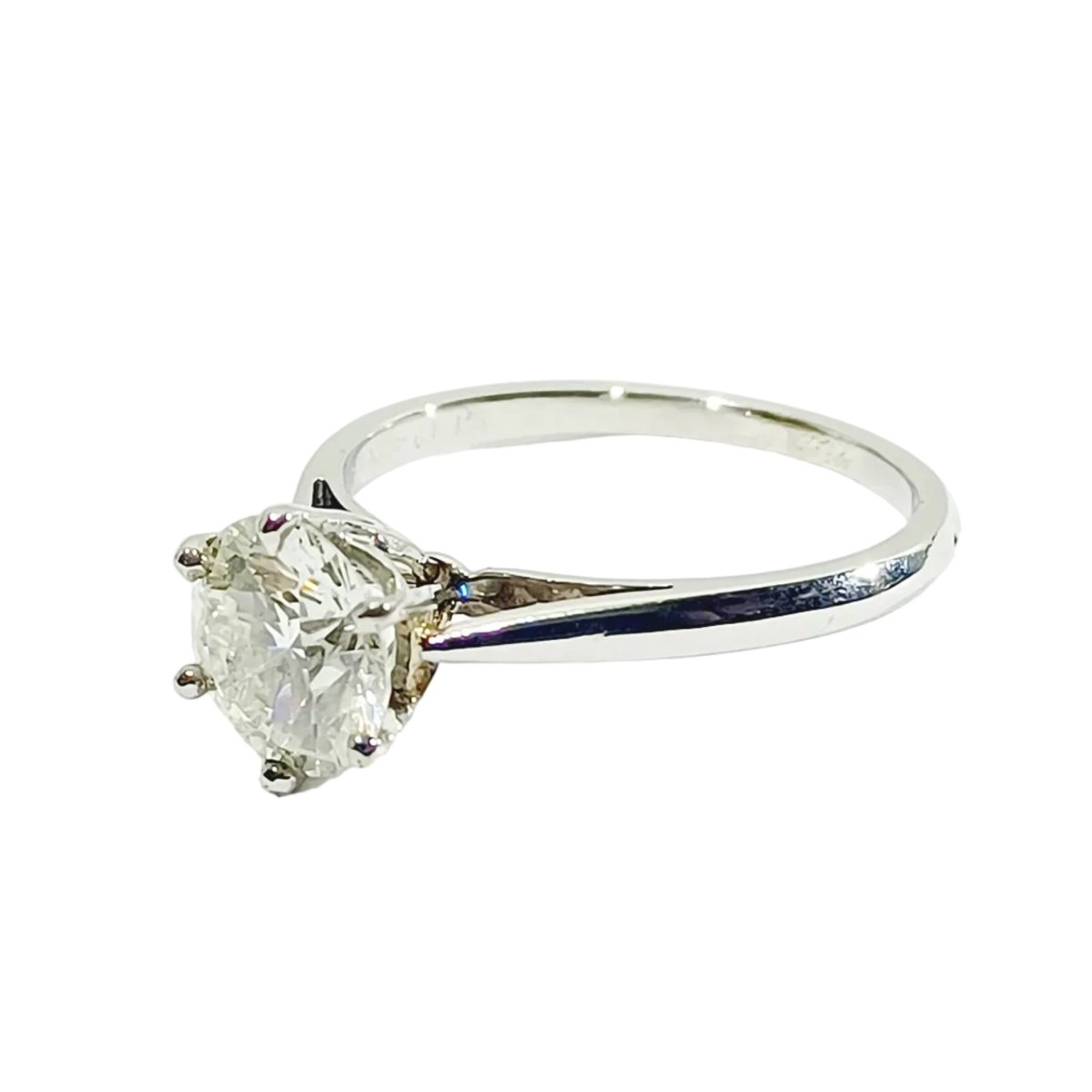 Bague Solitaire MAUBOUSSIN en platine et diamant - Castafiore