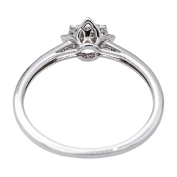 Bague Solitaire MAUBOUSSIN "Ma Reine d'Amour n°2" en or blanc et diamants - Castafiore