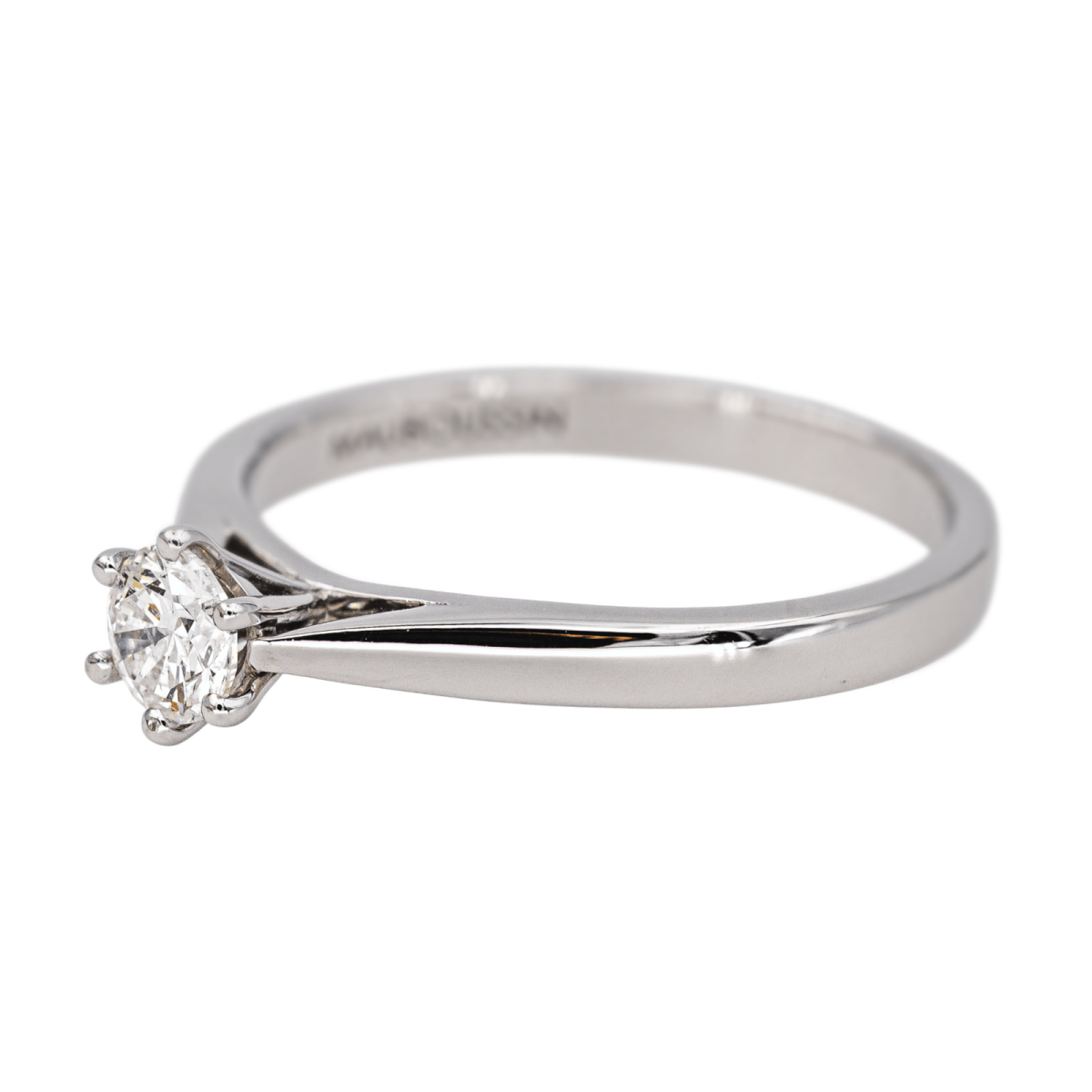 Bague Solitaire MAUBOUSSIN "Six de Toi" en or blanc et diamant - Castafiore