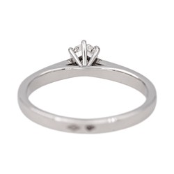 Bague Solitaire MAUBOUSSIN "Six de Toi" en or blanc et diamant - Castafiore