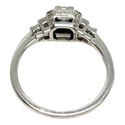 Bague Solitaire MAUBOUSSIN "Un Automne 1930" en or blanc et diamants - Castafiore