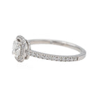 Bague Solitaire MESSIKA "M - love coussin" en or blanc et diamants - Castafiore