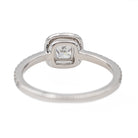 Bague Solitaire MESSIKA "M - love coussin" en or blanc et diamants - Castafiore