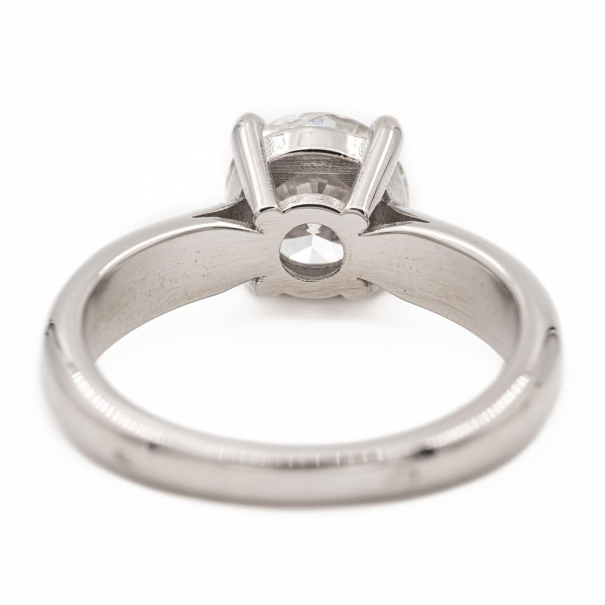 Bague Solitaire Or blanc Diamant - Castafiore