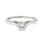 Bague Solitaire Or blanc Diamant - Castafiore