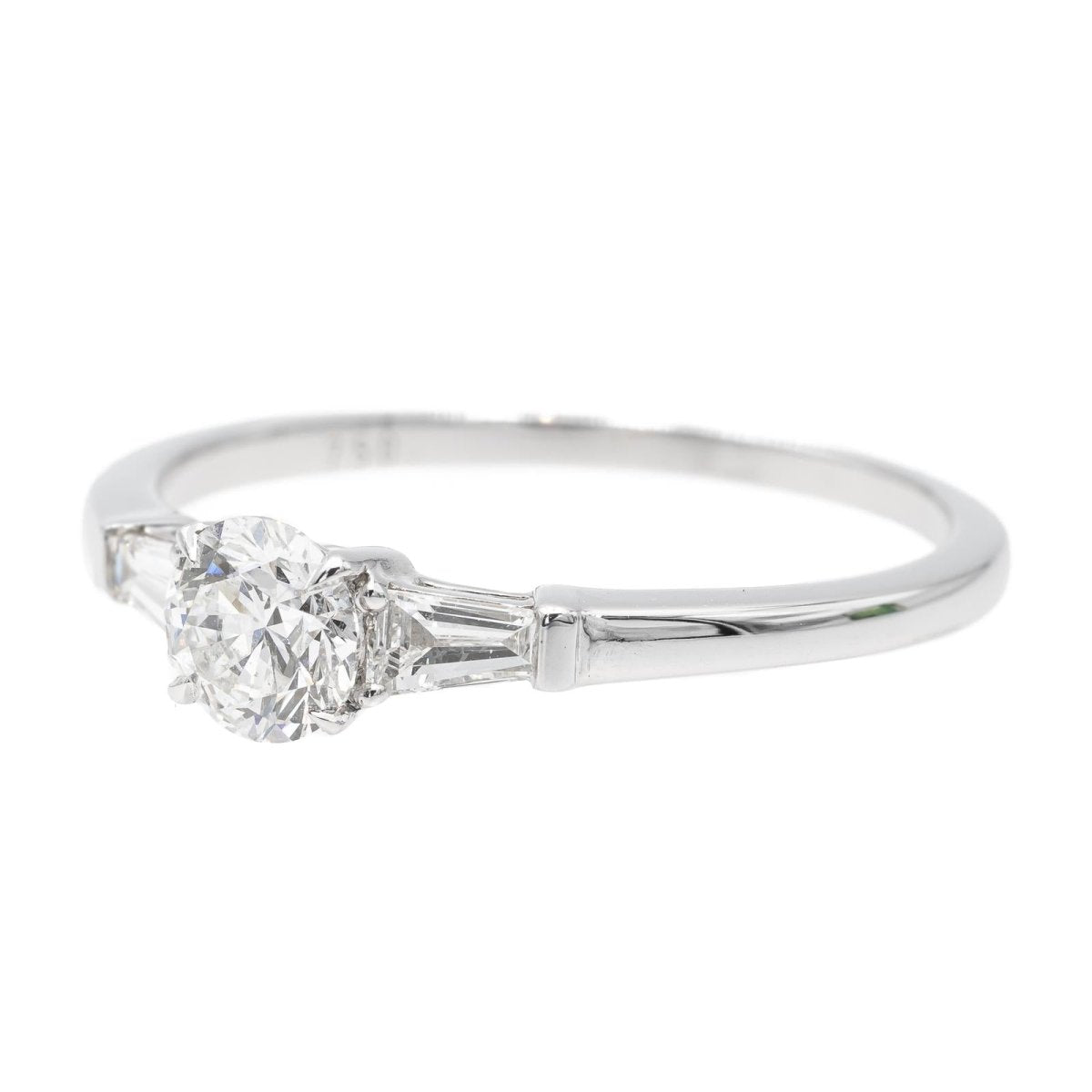 Bague Solitaire Or blanc Diamant - Castafiore