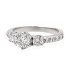 Bague Solitaire Or blanc Diamant - Castafiore