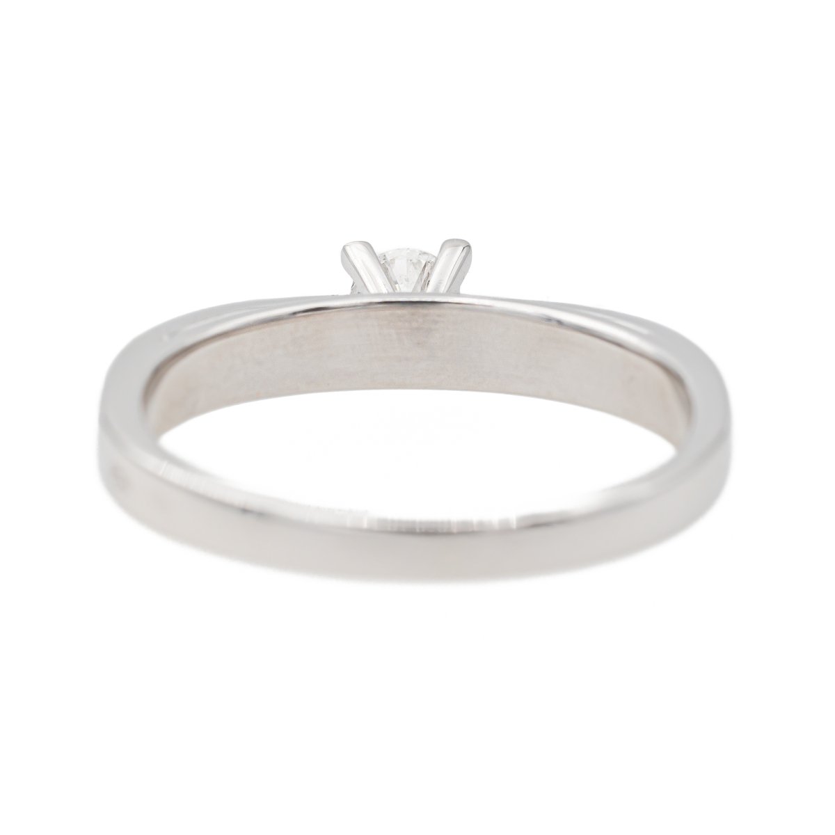 Bague Solitaire Or blanc Diamant - Castafiore