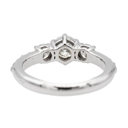 Bague Solitaire Or blanc Diamant - Castafiore