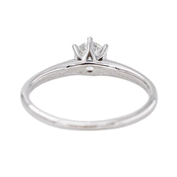 Bague Solitaire Or blanc Diamant - Castafiore