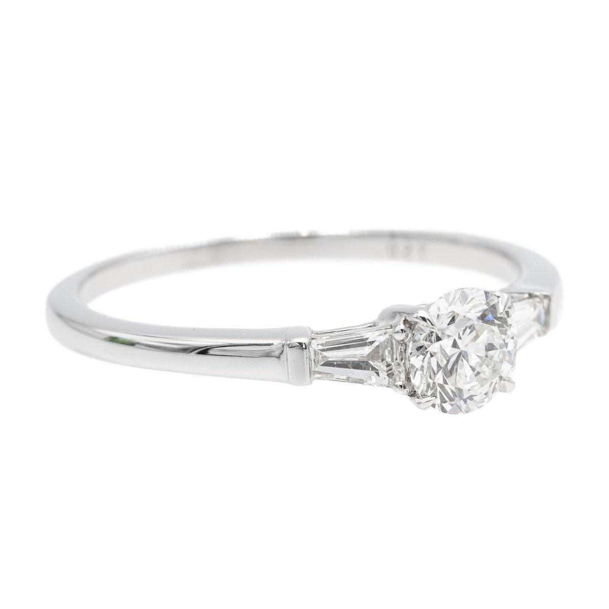 Bague Solitaire Or blanc Diamant - Castafiore