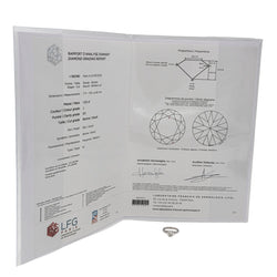 Bague Solitaire Or blanc Diamant - Castafiore