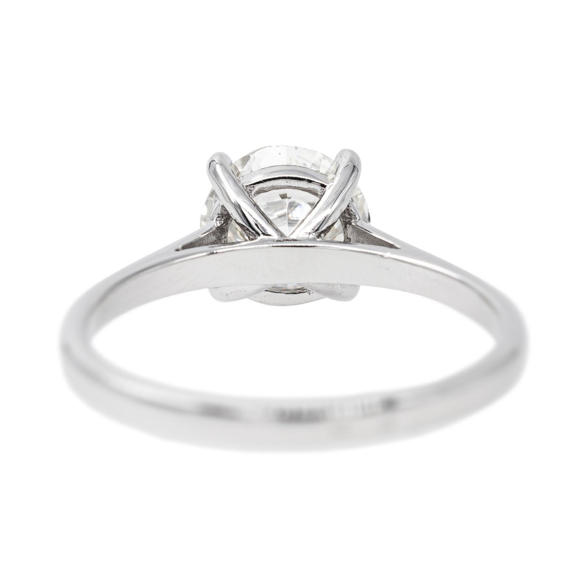 Bague Solitaire Or blanc Diamant - Castafiore