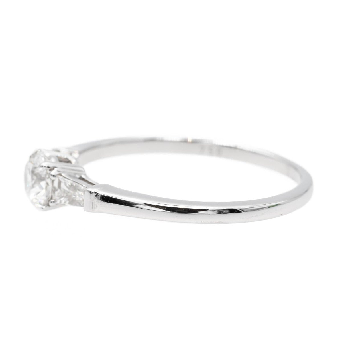 Bague Solitaire Or blanc Diamant - Castafiore