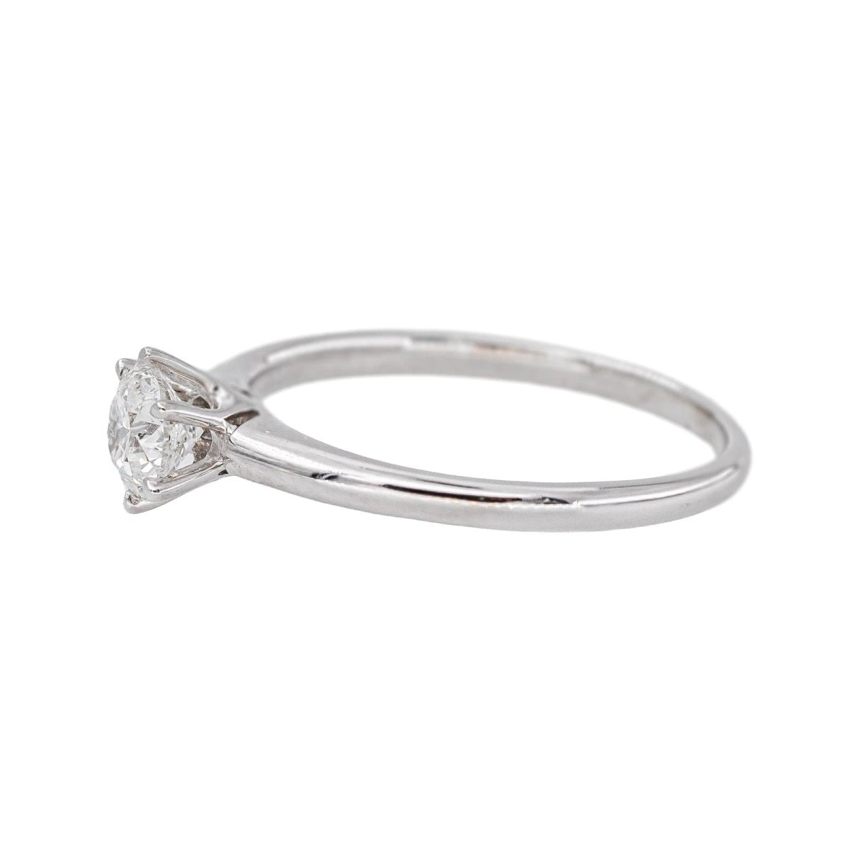 Bague Solitaire Or blanc Diamant - Castafiore