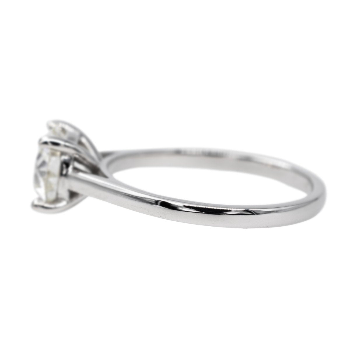 Bague Solitaire Or blanc Diamant - Castafiore