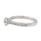 Bague Solitaire Or blanc Diamant - Castafiore