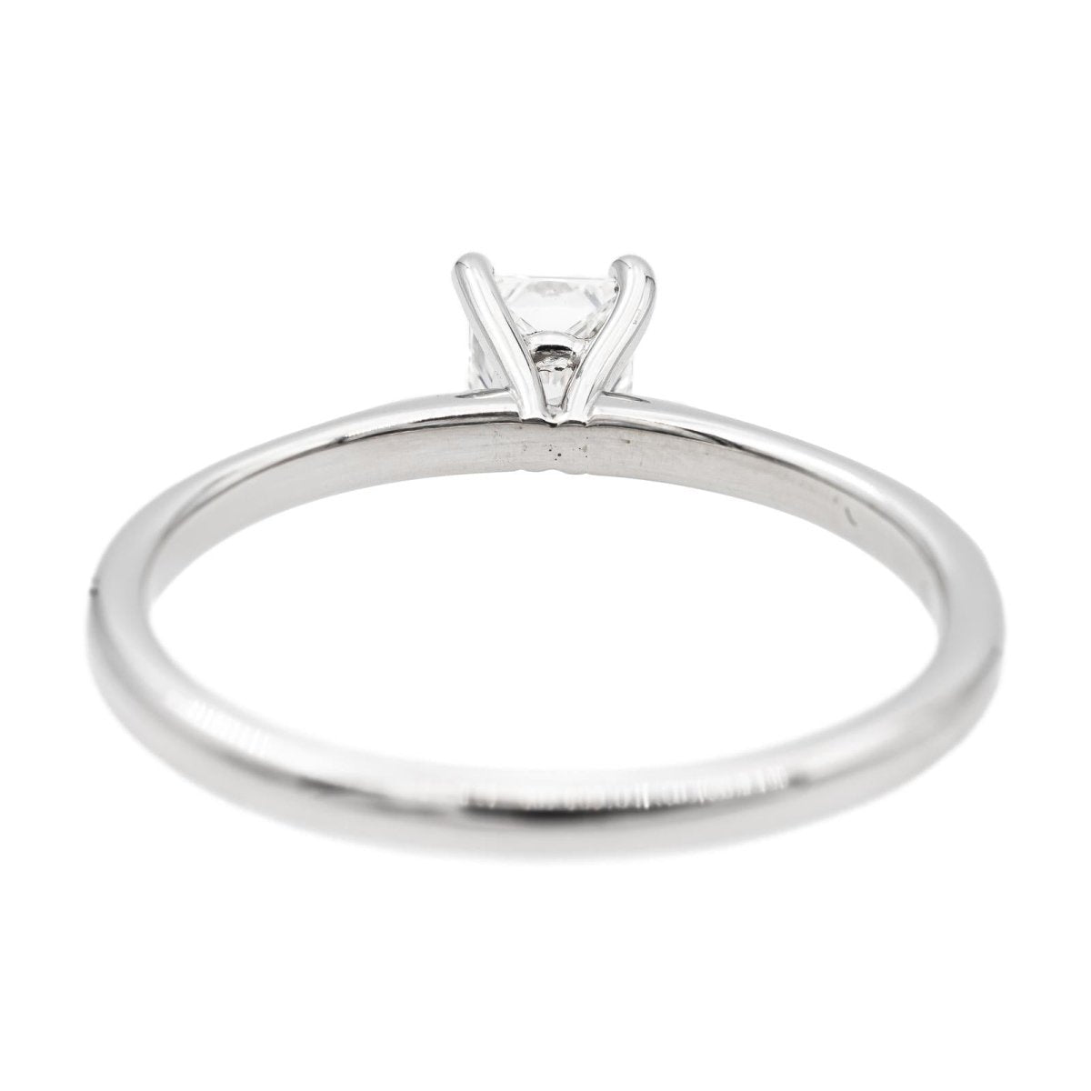 Bague Solitaire Or blanc Diamant - Castafiore