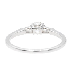 Bague Solitaire Or blanc Diamant - Castafiore