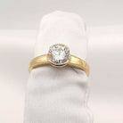 Bague solitaire or & diamant - Castafiore