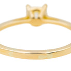 Bague Solitaire Or jaune Diamant - Castafiore