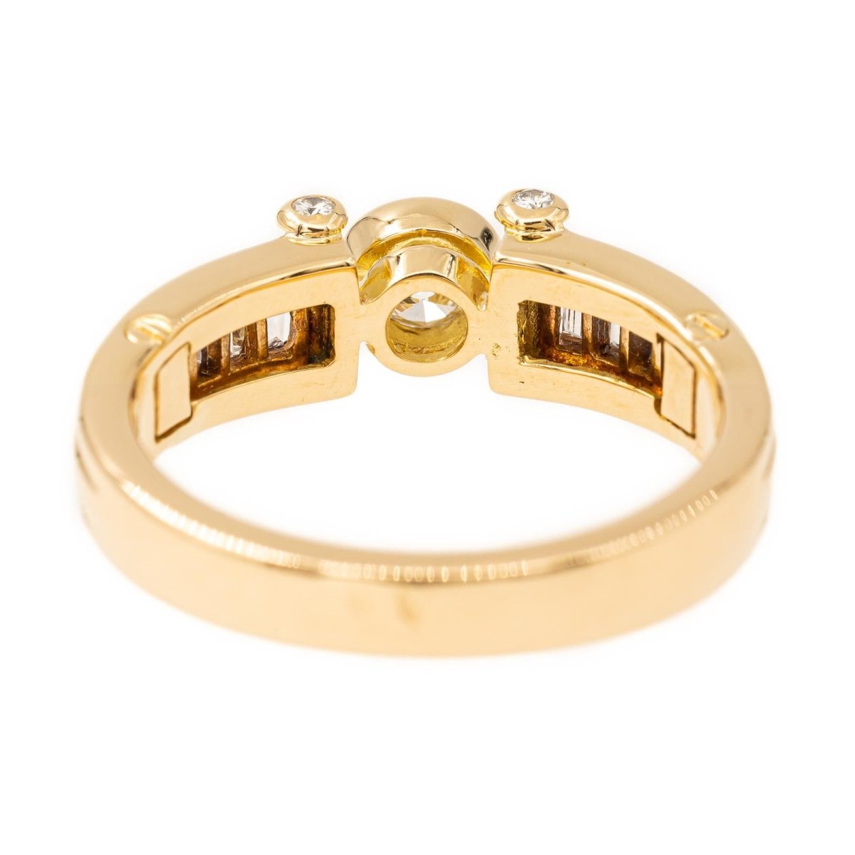 Bague Solitaire Or jaune Diamant - Castafiore