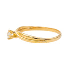 Bague Solitaire Or jaune Diamant - Castafiore