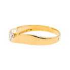 Bague Solitaire Or jaune Diamant - Castafiore