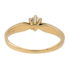 Bague Solitaire Or jaune Diamant - Castafiore