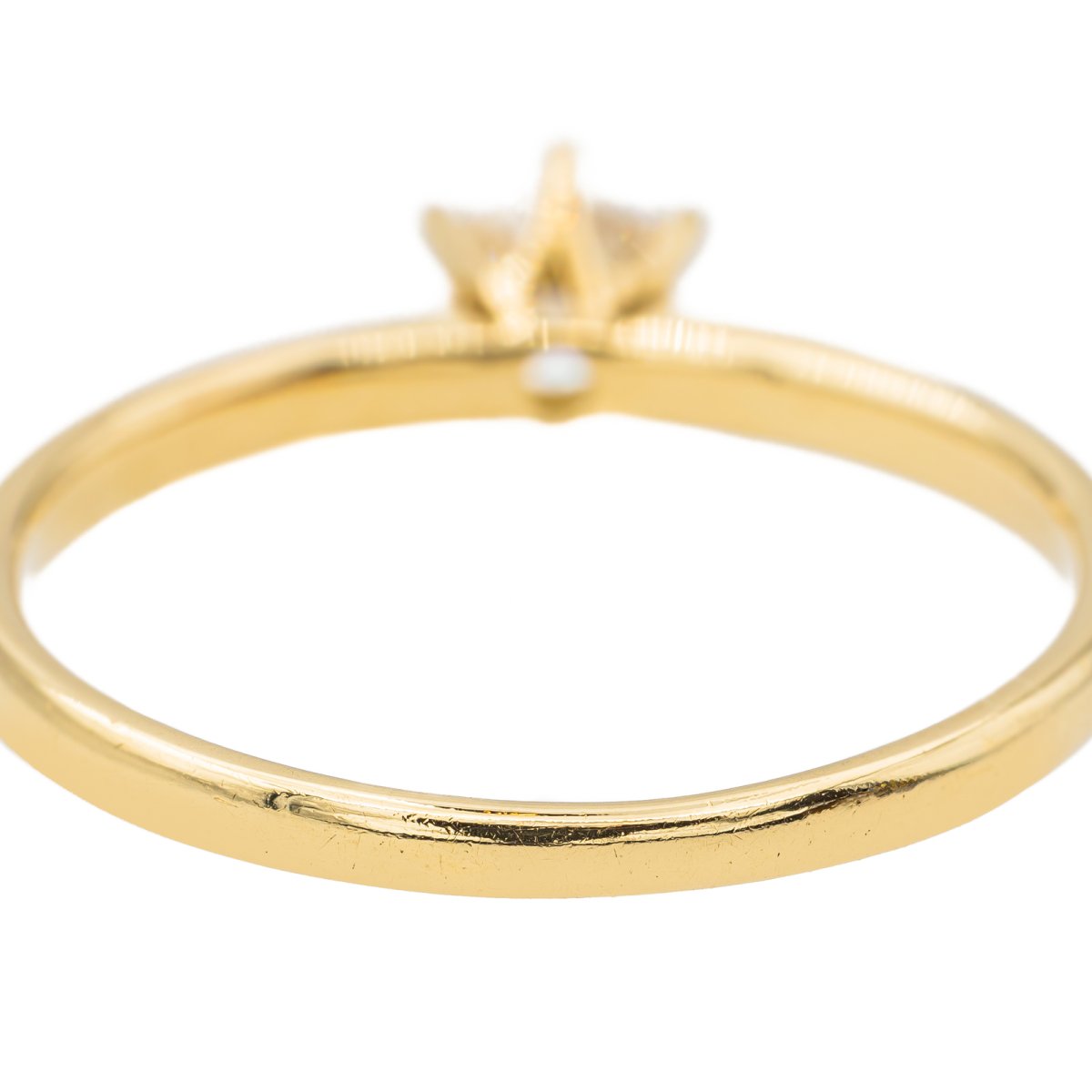 Bague Solitaire Or jaune Diamant - Castafiore