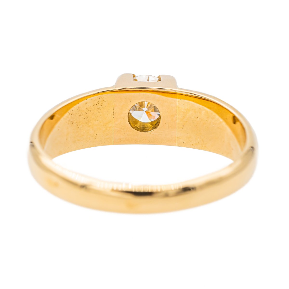 Bague Solitaire Or jaune Diamant - Castafiore