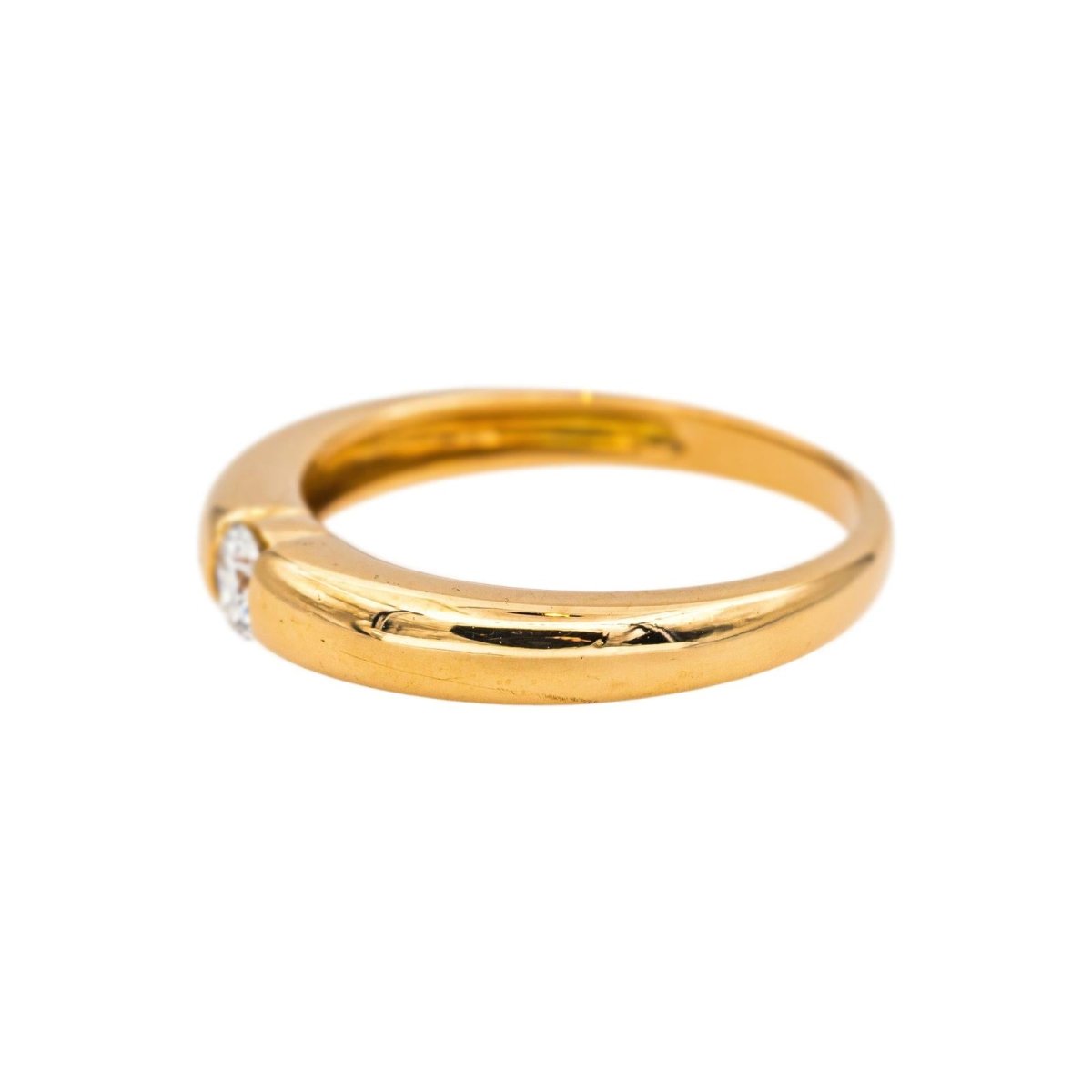 Bague Solitaire Or jaune Diamant - Castafiore