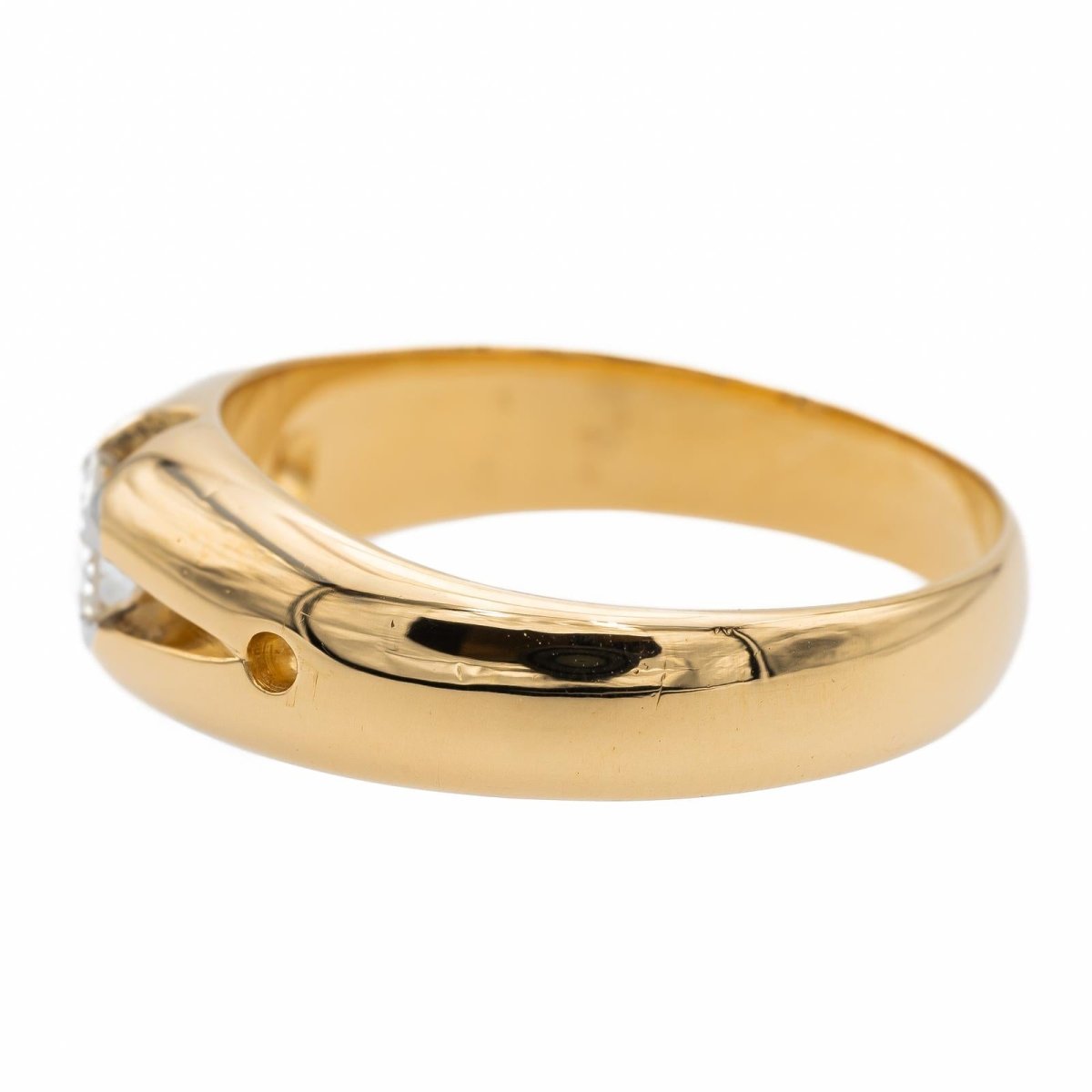 Bague Solitaire Or jaune Diamant - Castafiore