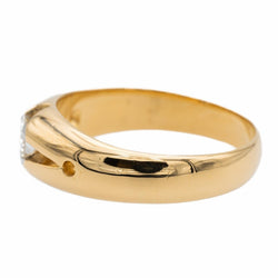 Bague Solitaire Or jaune Diamant - Castafiore