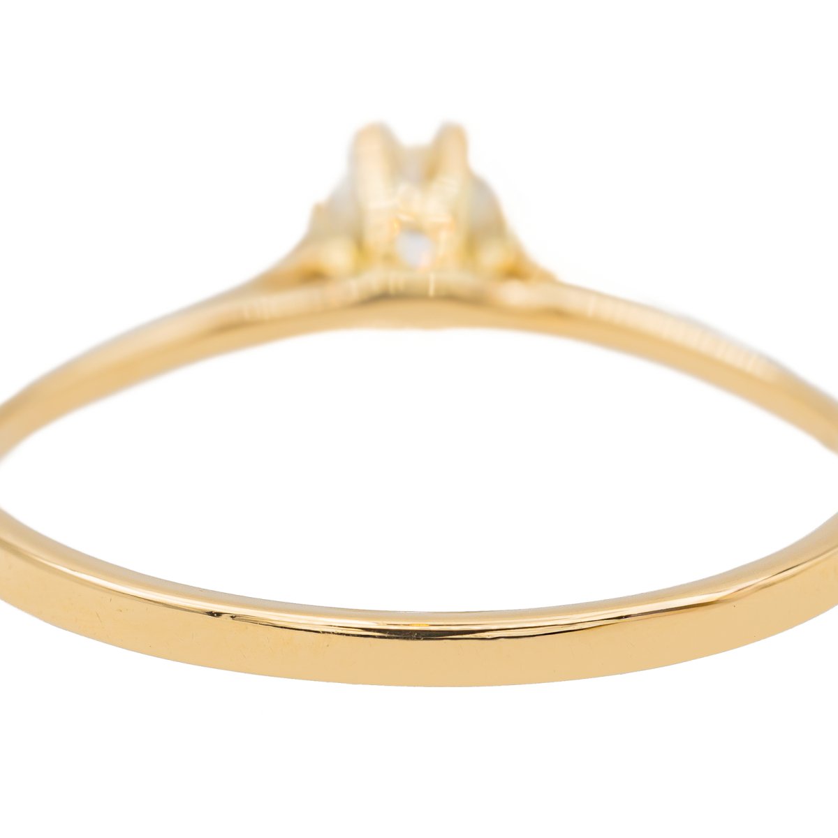 Bague Solitaire Or jaune Diamant - Castafiore