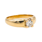 Bague Solitaire Or jaune Diamant - Castafiore