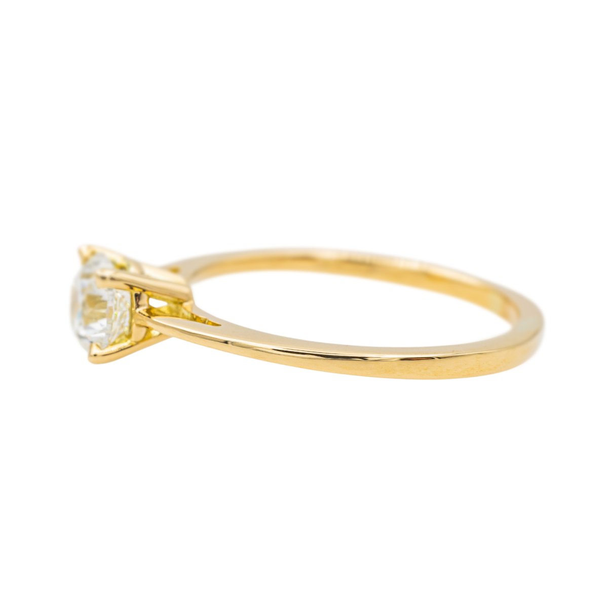 Bague Solitaire Or jaune Diamant - Castafiore