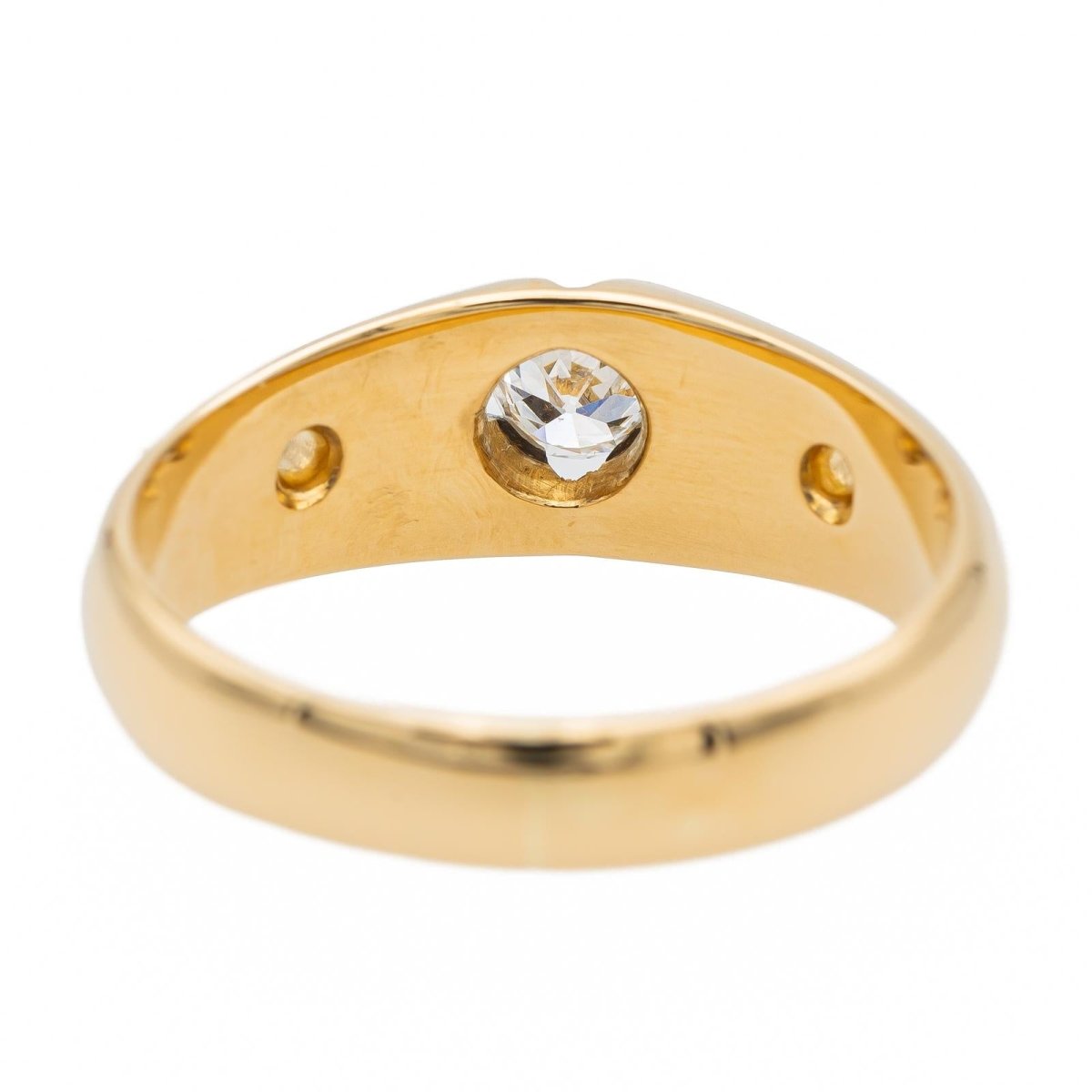 Bague Solitaire Or jaune Diamant - Castafiore