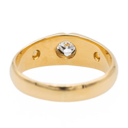 Bague Solitaire Or jaune Diamant - Castafiore