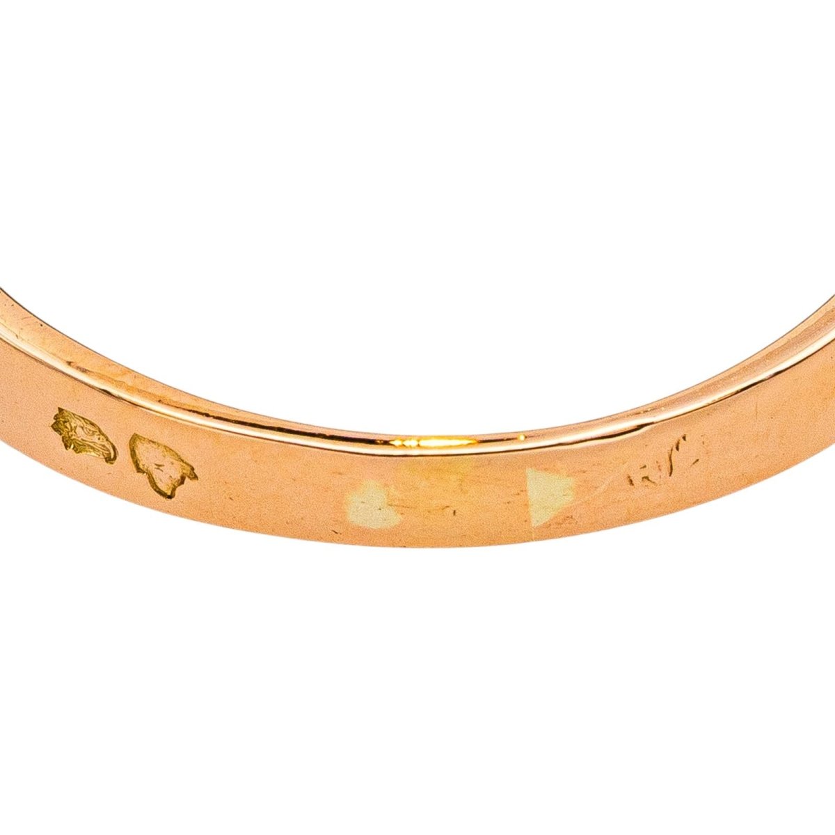 Bague Solitaire Or rose Diamant - Castafiore