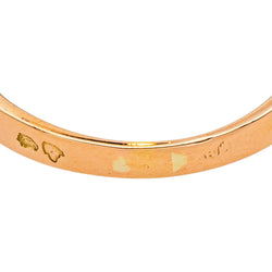 Bague Solitaire Or rose Diamant - Castafiore