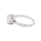 Bague solitaire platine et diamant - Castafiore