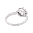 Bague solitaire platine et diamant - Castafiore